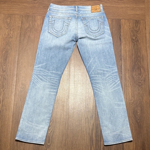 🔥🔥🔥True Religion Blue Straight Jeans Classic Light Wash Size: 34W🔥🔥🔥 - Picture 9 of 11